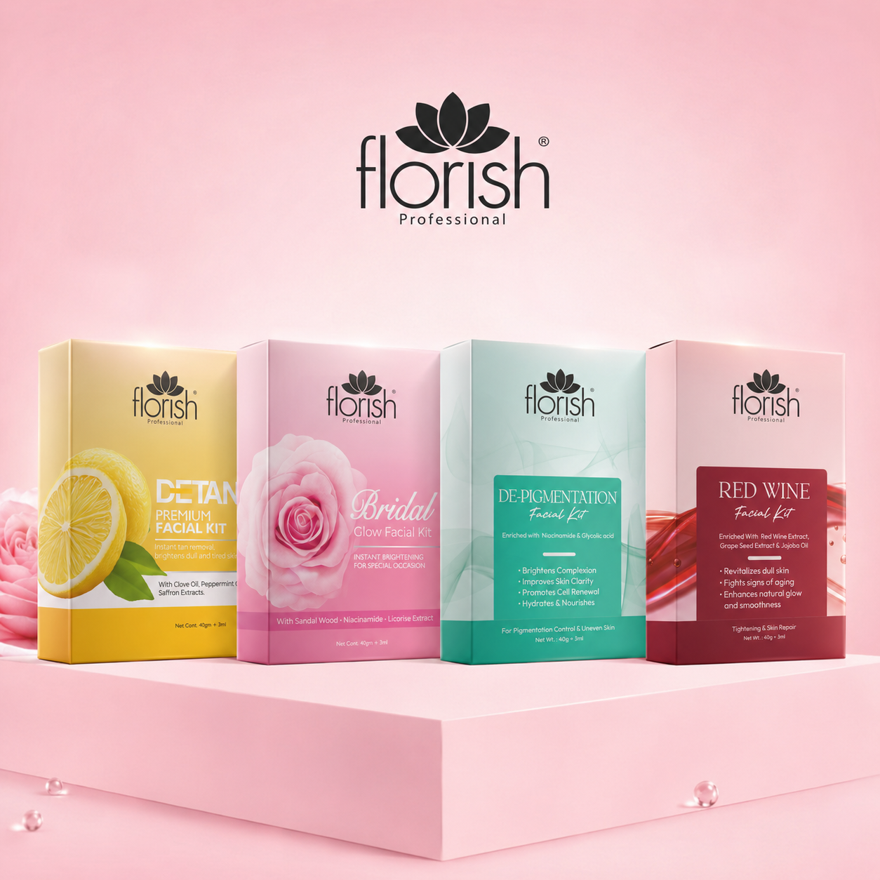 Florish Premium Facial Kit Collection