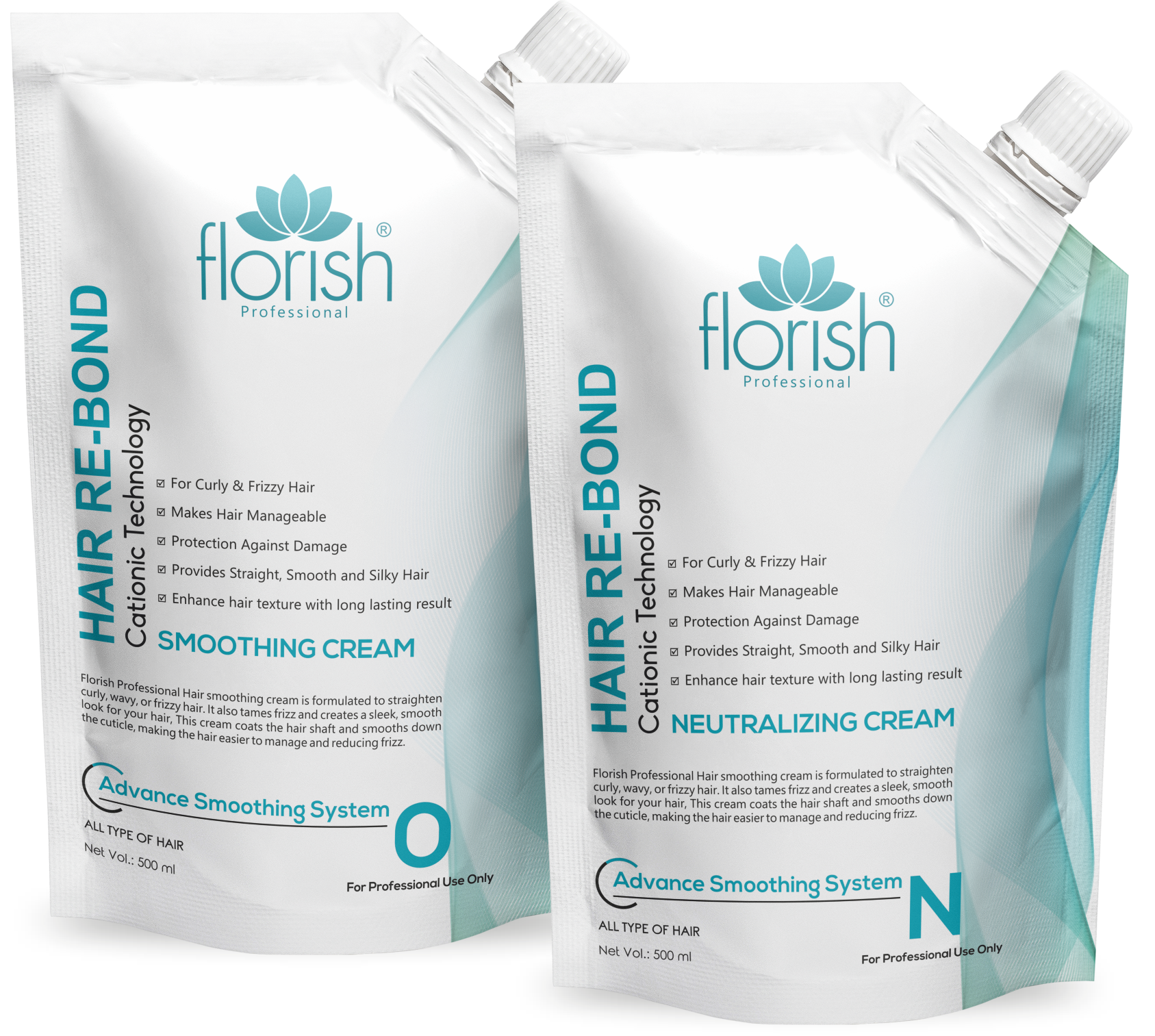 Hair Re-Bond Smoothing + Neutralizing Cream Combo